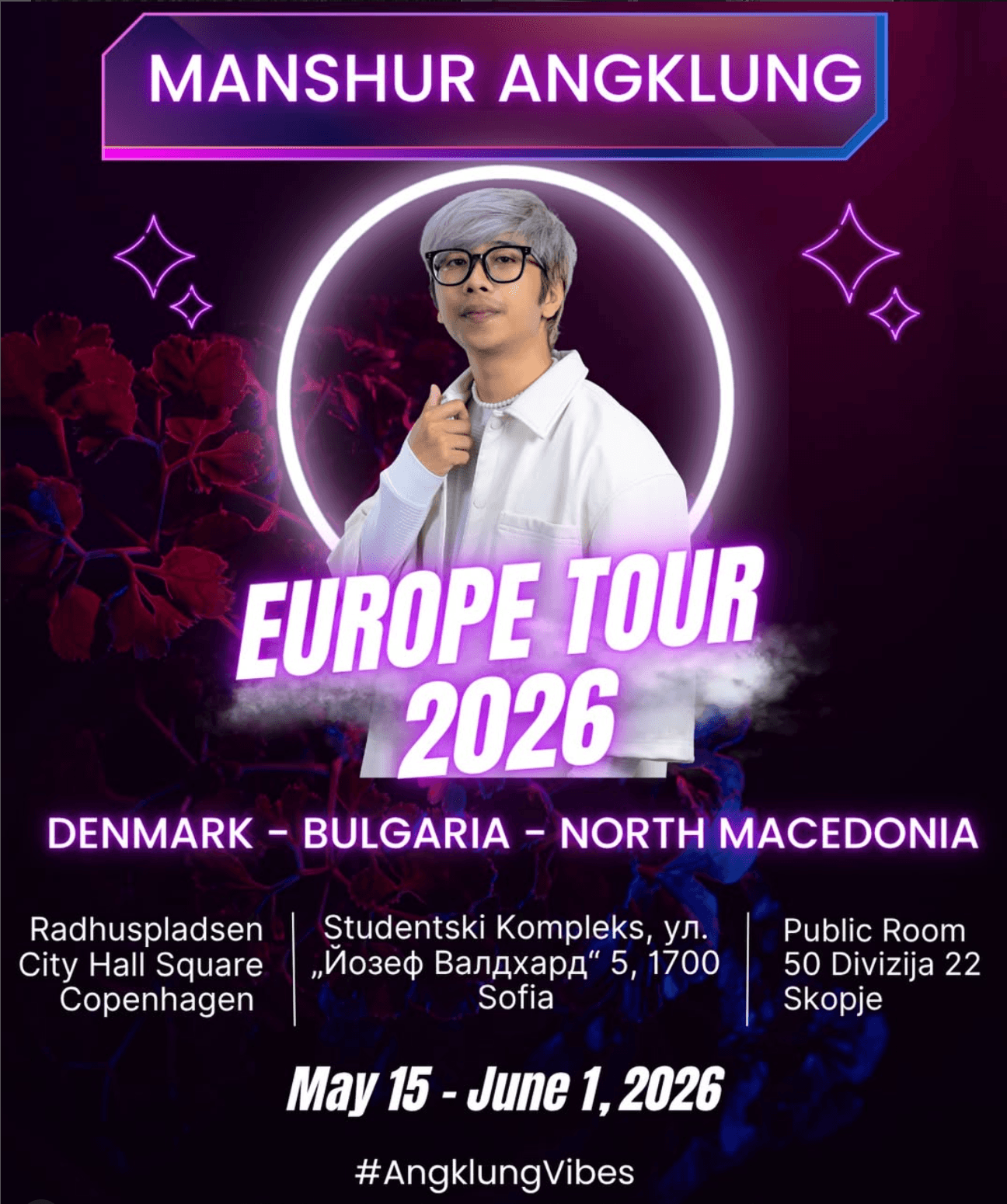 MANSHUR ANGKLUNG EUROPE TOUR 🇩🇰🇧🇬🇲🇰