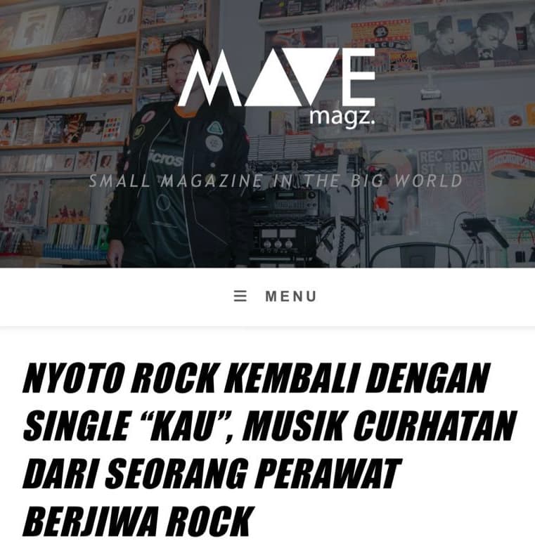 NYOTO ROCK KEMBALI DENGAN SINGLE “KAU”, MUSIK CURHATAN DARI SEORANG PERAWAT BERJIWA ROCK